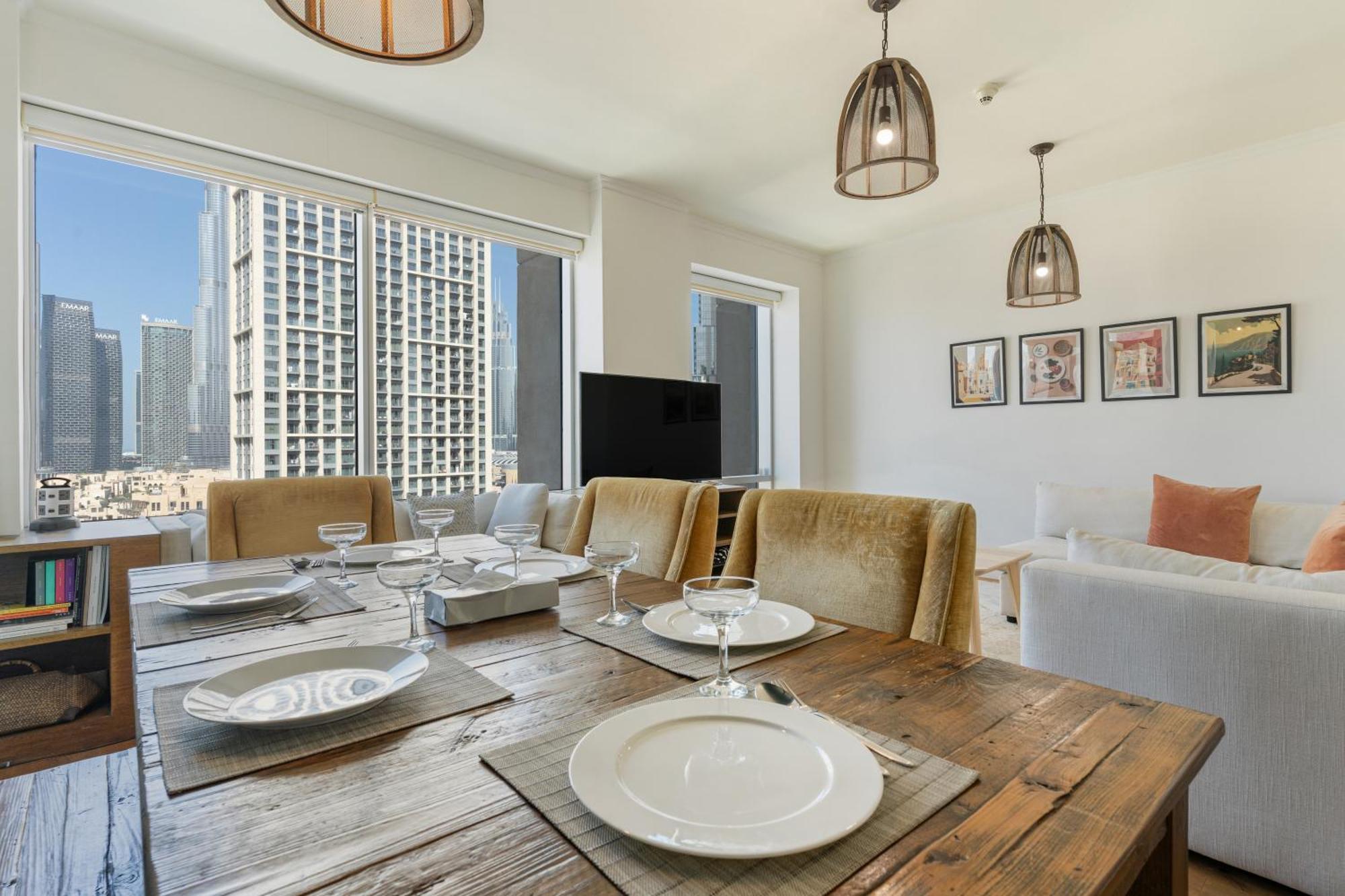 Chic 2Br Apartment, Prime Location Near Dubai Mall - Allsopp&Allsopp Bagian luar foto